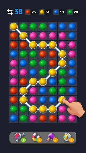 Скачать взломанную Bubble Link - Connect & Match [Бесплатные покупки] MOD apk на Андроид