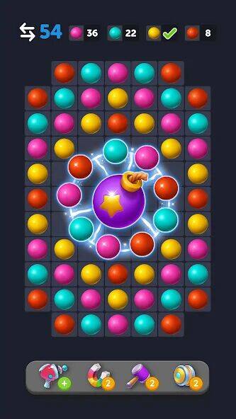 Скачать взломанную Bubble Link - Connect & Match [Бесплатные покупки] MOD apk на Андроид