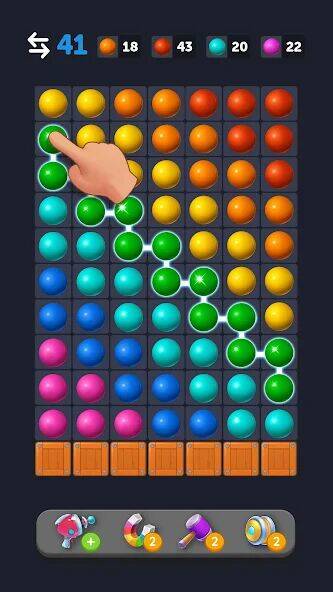 Скачать взломанную Bubble Link - Connect & Match [Бесплатные покупки] MOD apk на Андроид