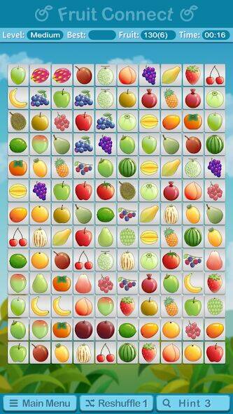 Скачать взломанную Fruit Connect [Бесплатные покупки] MOD apk на Андроид