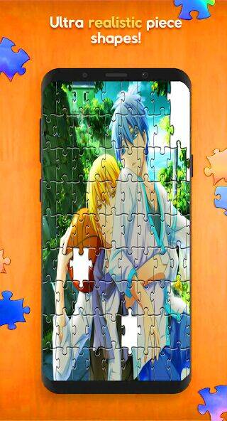 Скачать взломанную Kuroko no Jigsaw Puzzle [Много монет] MOD apk на Андроид