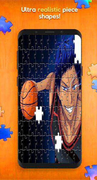 Скачать взломанную Kuroko no Jigsaw Puzzle [Много монет] MOD apk на Андроид