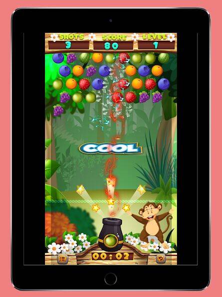 Скачать взломанную Fruits Shooter Pop [Бесплатные покупки] MOD apk на Андроид