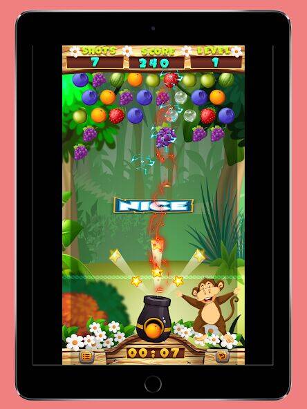 Скачать взломанную Fruits Shooter Pop [Бесплатные покупки] MOD apk на Андроид
