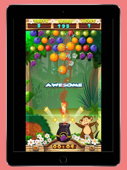 Скачать взломанную Fruits Shooter Pop [Бесплатные покупки] MOD apk на Андроид