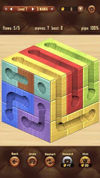 Скачать взломанную Connect the Dots - Wood Line [Мод меню] MOD apk на Андроид