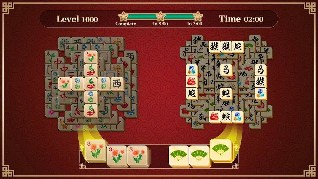 Скачать взломанную Mahjong Classic: 3 Tiles [Мод меню] MOD apk на Андроид