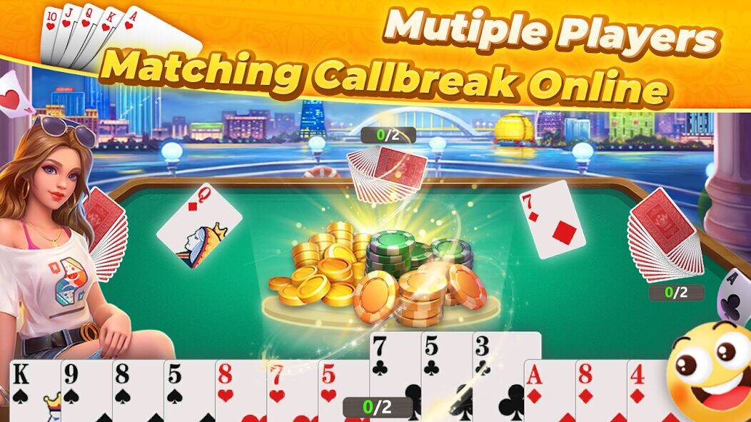 Скачать взломанную Callbreak Star [Много монет] MOD apk на Андроид