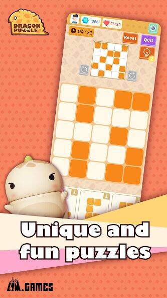Скачать взломанную Dragon Tile Puzzle [Много монет] MOD apk на Андроид