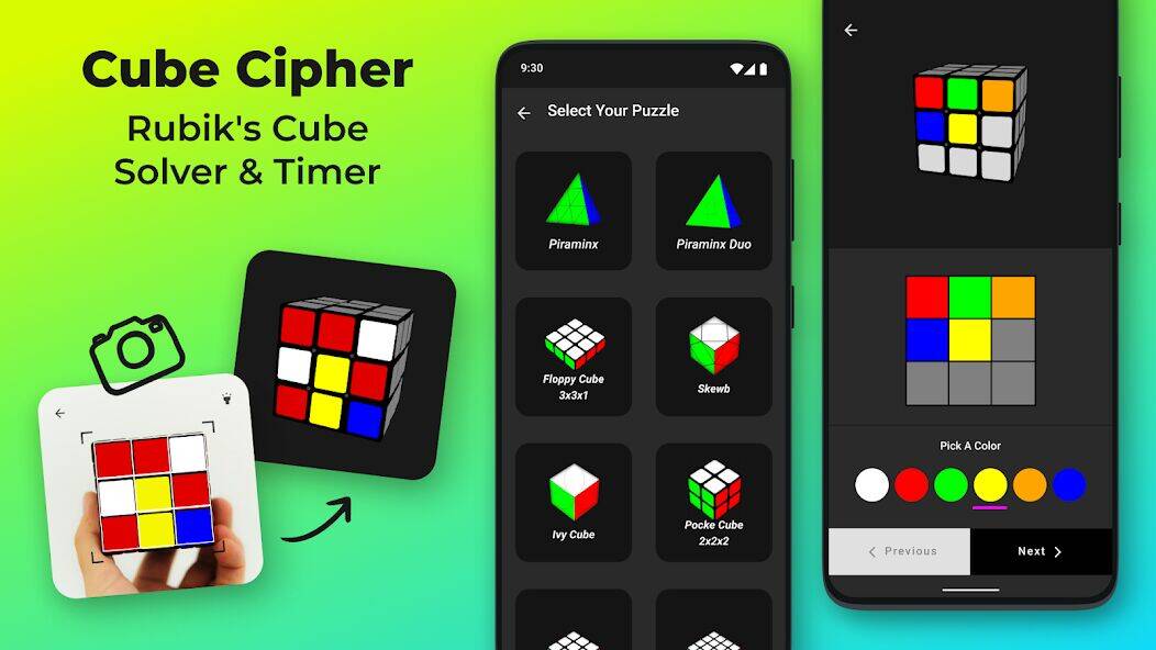 Скачать взломанную Cube Cipher - Cube Solver [Много монет] MOD apk на Андроид