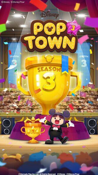 Скачать взломанную Disney POP TOWN [Бесплатные покупки] MOD apk на Андроид