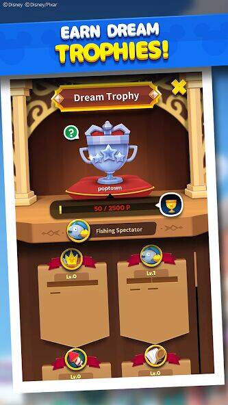 Скачать взломанную Disney POP TOWN [Бесплатные покупки] MOD apk на Андроид