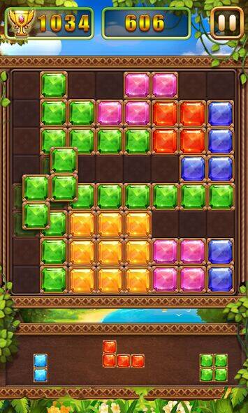 Скачать взломанную Puzzle Block Jewels [Бесплатные покупки] MOD apk на Андроид