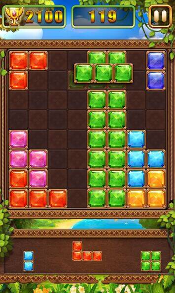 Скачать взломанную Puzzle Block Jewels [Бесплатные покупки] MOD apk на Андроид