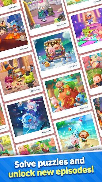 Скачать взломанную Anipang Match [Много монет] MOD apk на Андроид