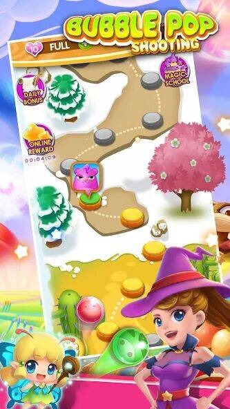 Скачать взломанную Bubble Pop - Classic Bubble Sh [Бесплатные покупки] MOD apk на Андроид