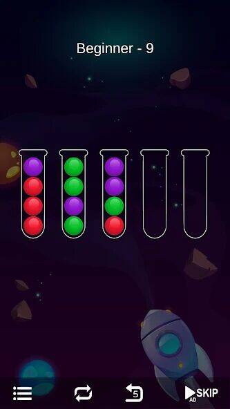 Скачать взломанную Ball Sort - Bubble Sort Puzzle [Мод меню] MOD apk на Андроид