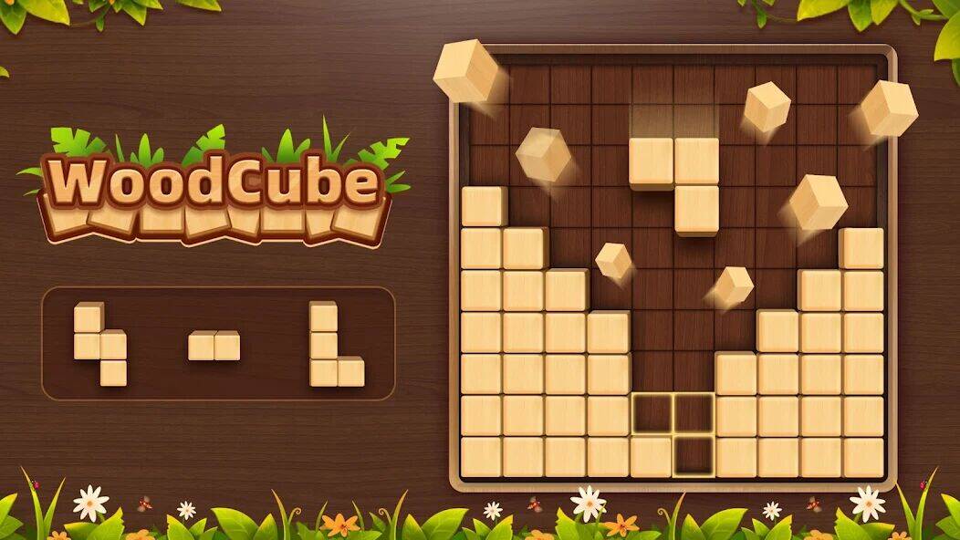 Скачать взломанную WoodCube: тетрис классический [Мод меню] MOD apk на Андроид