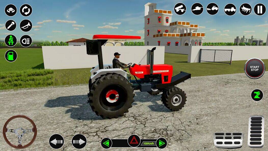 Скачать взломанную Симулятор тракторной фермы [Бесплатные покупки] MOD apk на Андроид