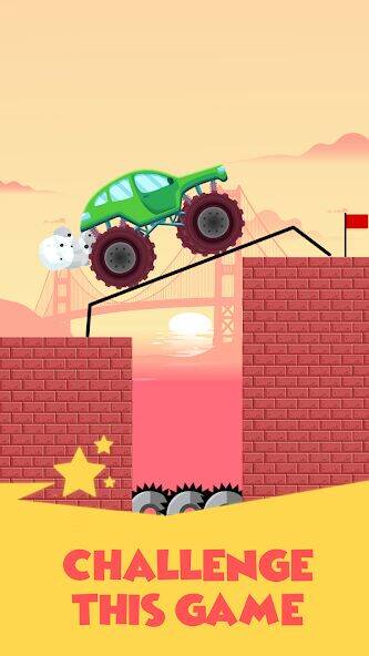 Скачать взломанную Draw 2 Bridge: Draw Save Car [Бесплатные покупки] MOD apk на Андроид