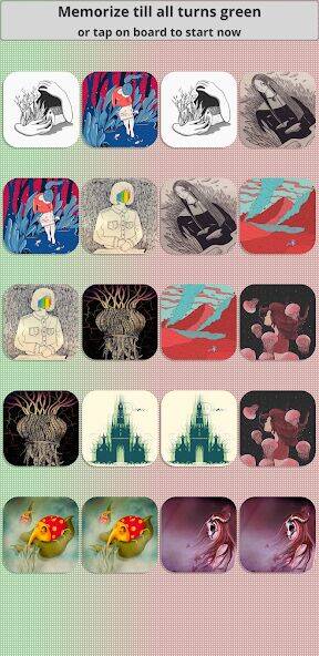 Скачать взломанную Picture Matching Memory Game [Много монет] MOD apk на Андроид