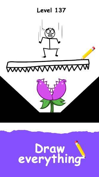 Скачать взломанную Save The Stickman: Draw 2 Save [Бесплатные покупки] MOD apk на Андроид