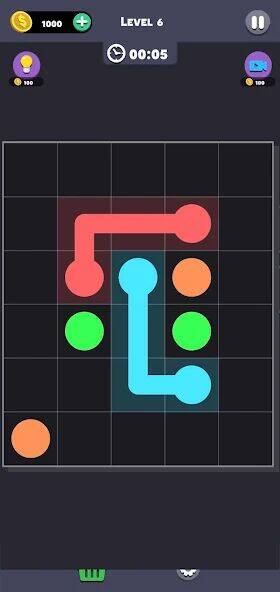 Скачать взломанную Same Color Dot: соедини точки [Мод меню] MOD apk на Андроид