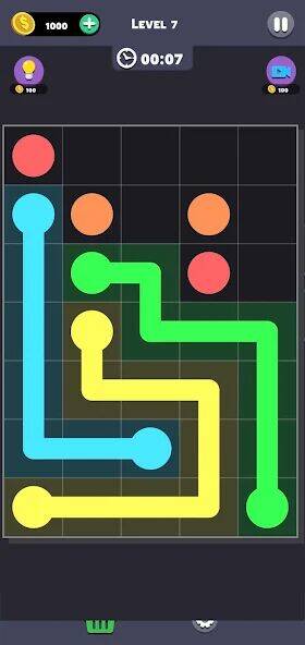 Скачать взломанную Same Color Dot: соедини точки [Мод меню] MOD apk на Андроид