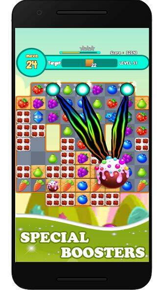 Скачать взломанную Fruits Mania 2023 [Много денег] MOD apk на Андроид
