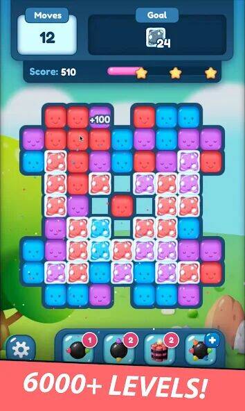 Скачать взломанную Матч Взрывная Головоломка 3 [Мод меню] MOD apk на Андроид