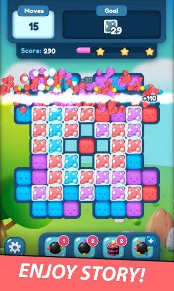 Скачать взломанную Матч Взрывная Головоломка 3 [Мод меню] MOD apk на Андроид