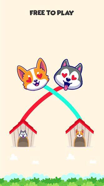 Скачать взломанную Dog rush: Draw to save games [Много монет] MOD apk на Андроид