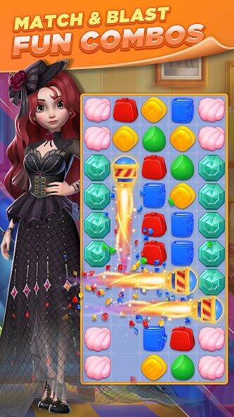 Скачать взломанную Yalla Match - vogue star [Бесплатные покупки] MOD apk на Андроид