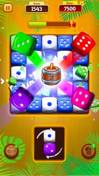 Скачать взломанную Dice Merge - Dice Puzzle Game [Мод меню] MOD apk на Андроид