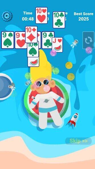 Скачать взломанную Solitaire Space™ [Много монет] MOD apk на Андроид
