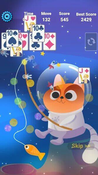 Скачать взломанную Solitaire Space™ [Много монет] MOD apk на Андроид