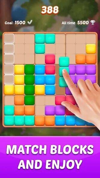 Скачать взломанную Block Puzzle Game [Мод меню] MOD apk на Андроид