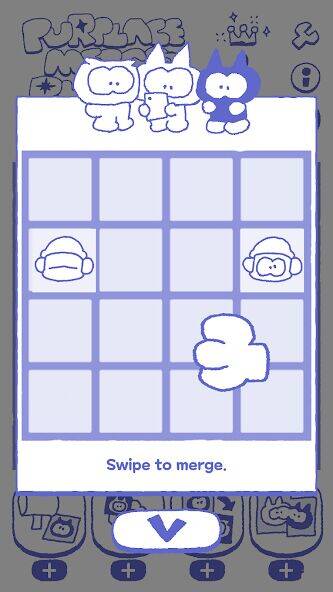 Скачать взломанную PURPLACE Merge Puzzle [Бесплатные покупки] MOD apk на Андроид