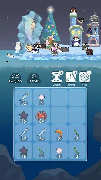 Скачать взломанную 2048 Остров пингвин [Мод меню] MOD apk на Андроид