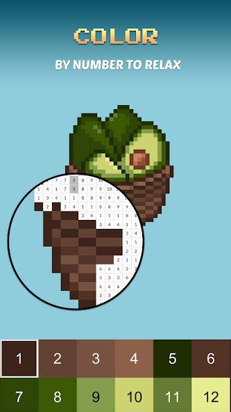 Скачать взломанную Pixel Игра раскраска по цифрам [Много денег] MOD apk на Андроид