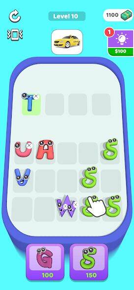 Скачать взломанную ABC Merge [Много монет] MOD apk на Андроид