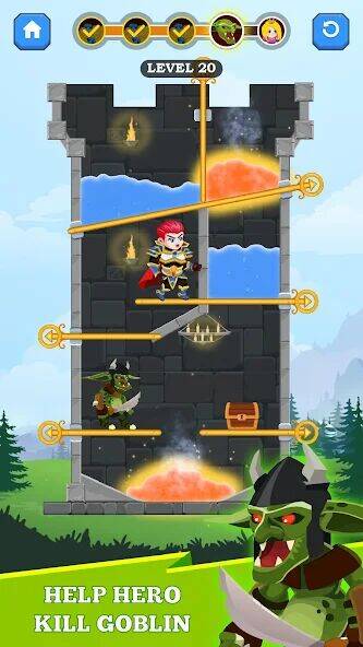 Скачать взломанную Hero Rescue [Много денег] MOD apk на Андроид