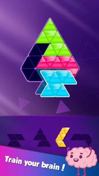 Скачать взломанную Block! Triangle Puzzle Tangram [Много монет] MOD apk на Андроид