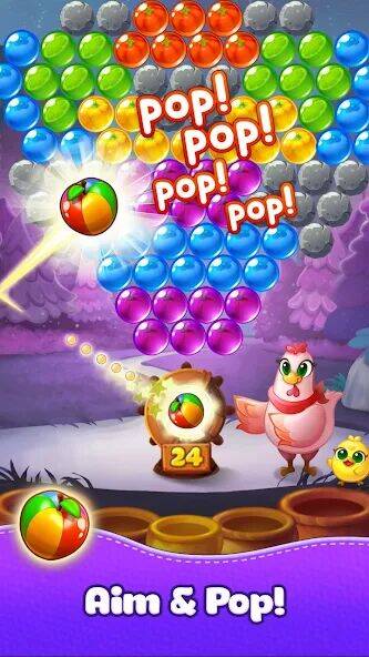 Скачать взломанную Bubble CoCo : Бабл шутер [Много денег] MOD apk на Андроид