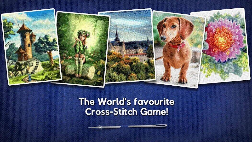 Скачать взломанную Cross-Stitch World [Много монет] MOD apk на Андроид