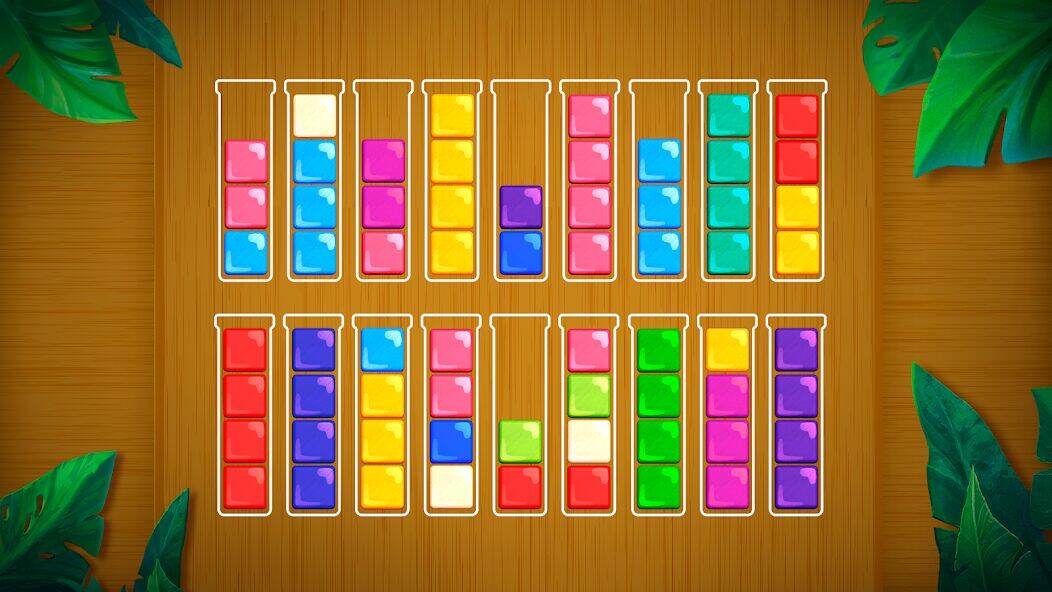 Скачать взломанную Block King - Brain Puzzle Game [Бесплатные покупки] MOD apk на Андроид