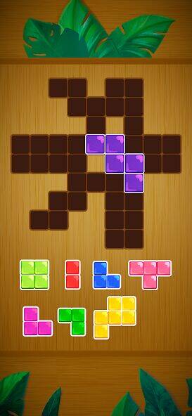 Скачать взломанную Block King - Brain Puzzle Game [Бесплатные покупки] MOD apk на Андроид