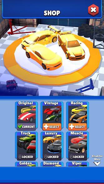 Скачать взломанную Level Up Cars [Много денег] MOD apk на Андроид