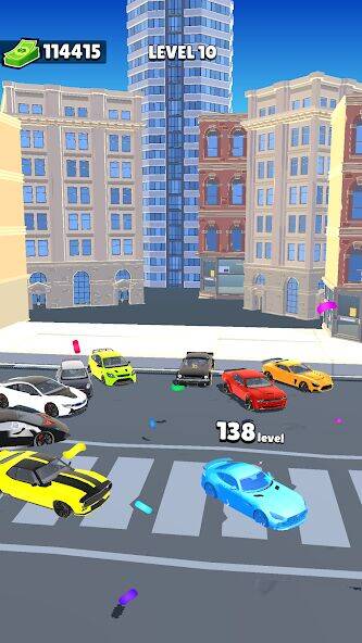 Скачать взломанную Level Up Cars [Много денег] MOD apk на Андроид