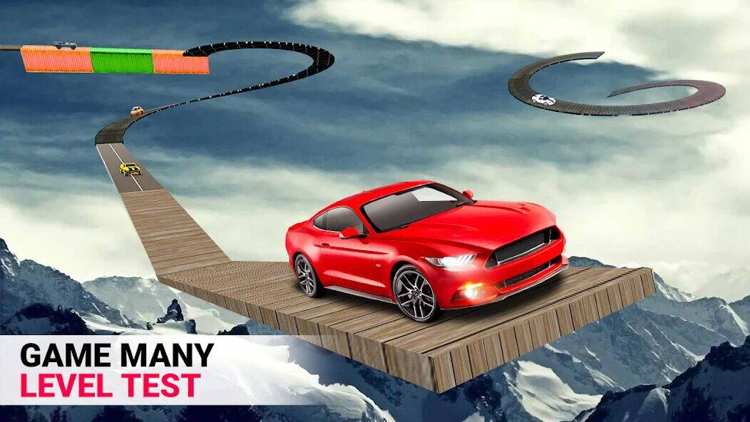 Скачать взломанную Ramp Car Stunt Challenge [Много монет] MOD apk на Андроид